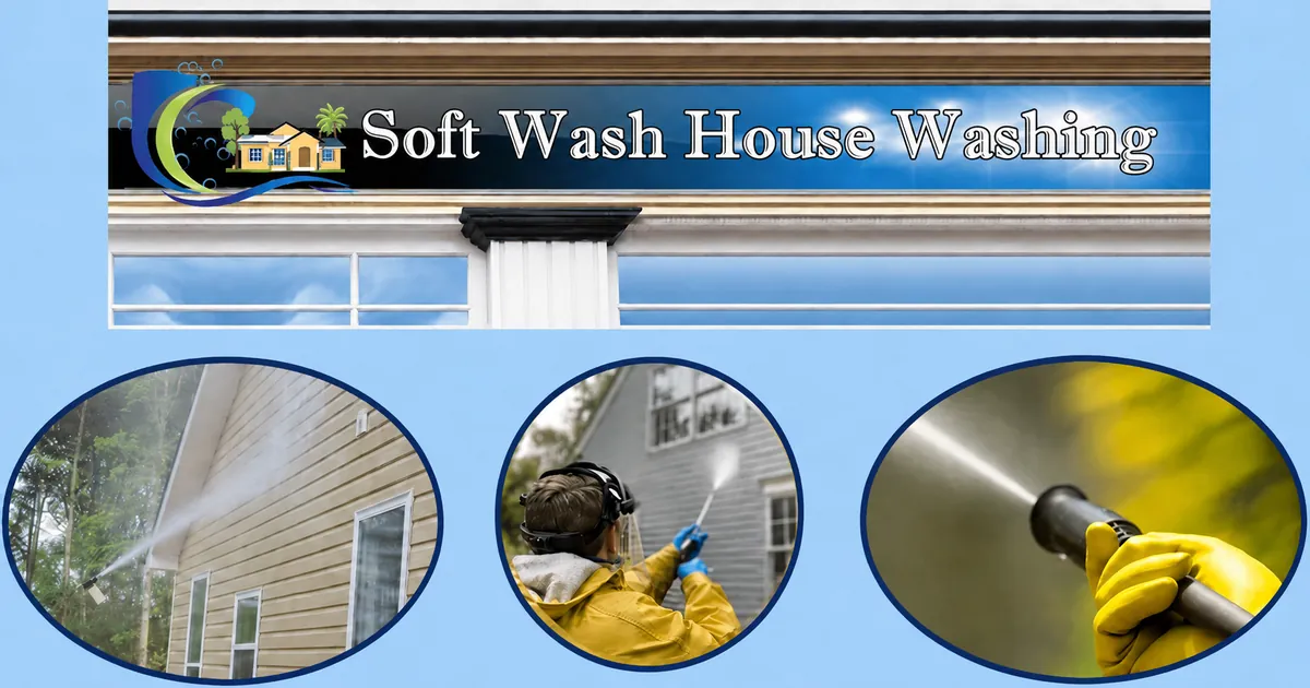Soft washing and exterior cleaning services for homes and properties
