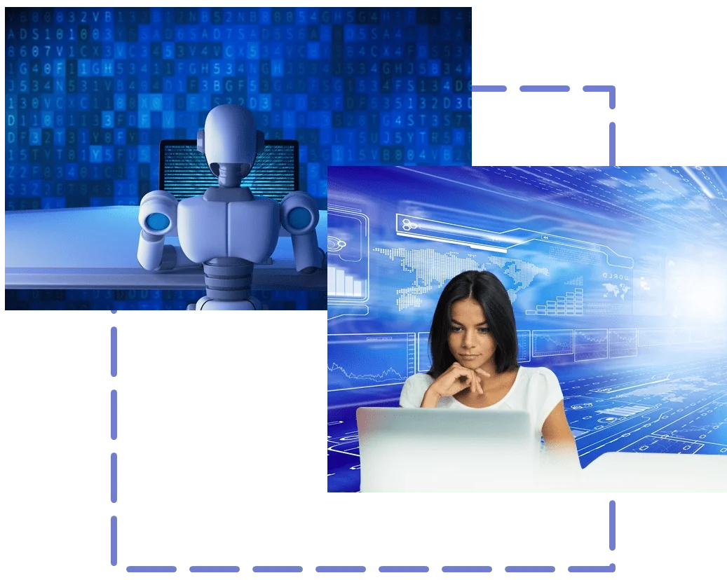 Online privacy and digital protection illustration